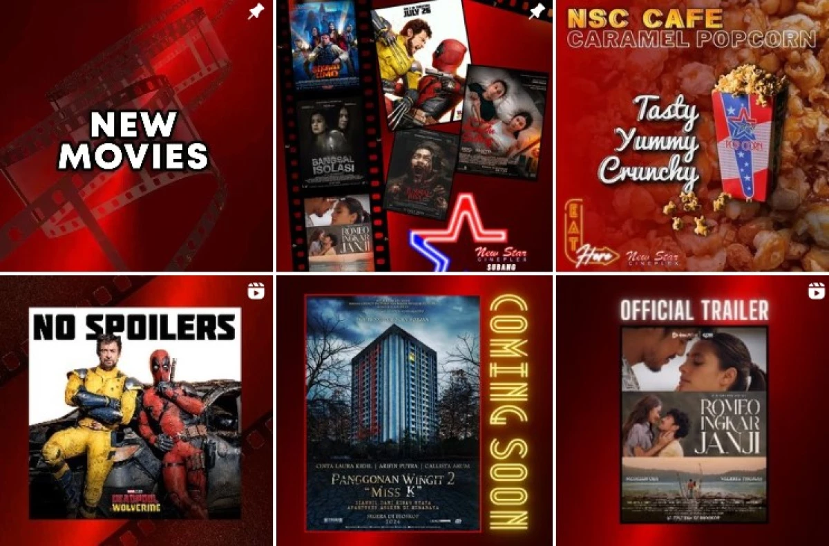 Cek Jadwal Bioskop NSC Subang Hari Ini, Senin 29 Juli 2024