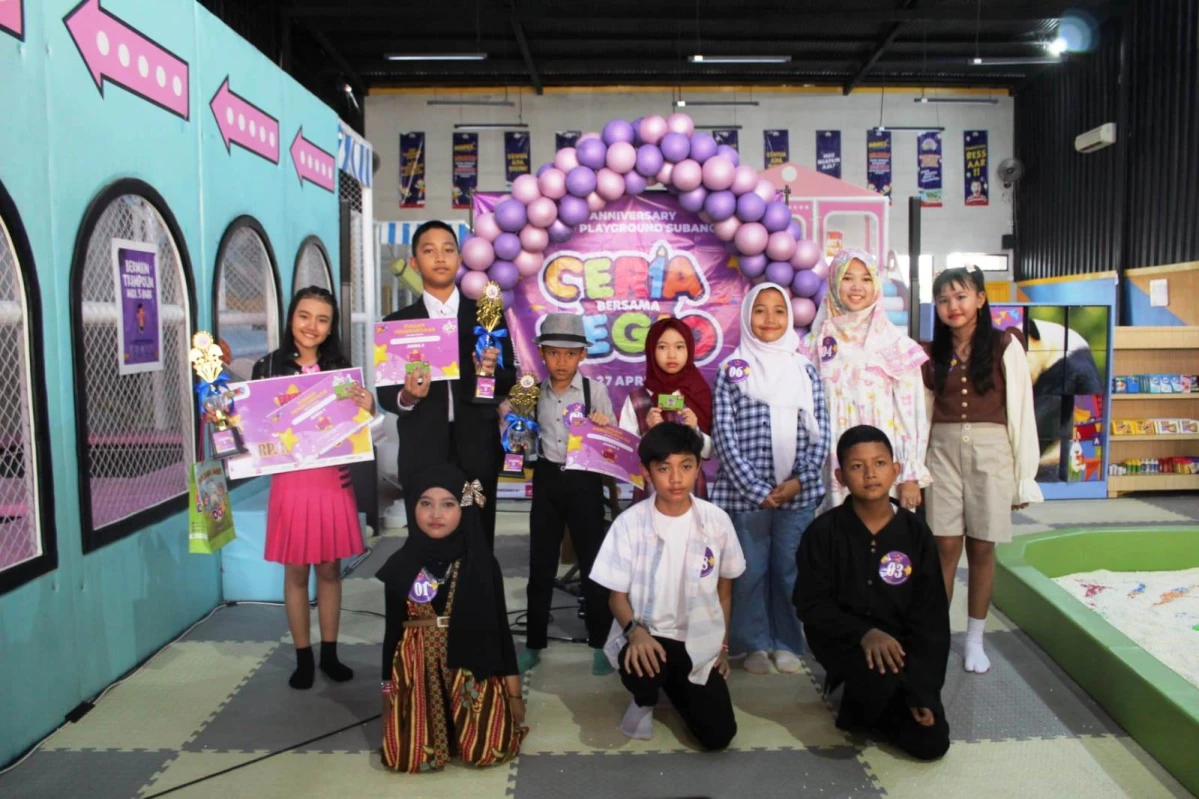 Regio Playground Subang Gelar Lomba Anak, Sambut Ulang Tahun Pertama