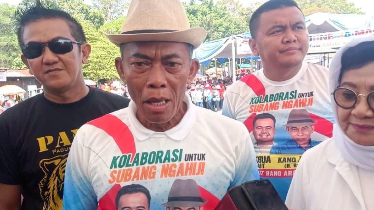 Hadir di Acara Kolaborasi untuk Subang Ngahiji dalam Kirab Indonesia Maju, Ruhimat Siap Lanjutkan 2 Periode