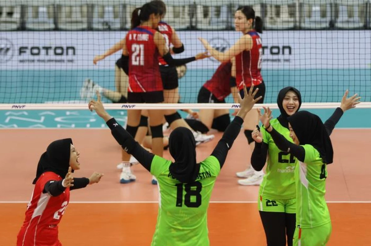 AVC Challange Cup 2024 - Skuad Muda Voli Putri  Tutup Perjuangan Dengan Kemengan