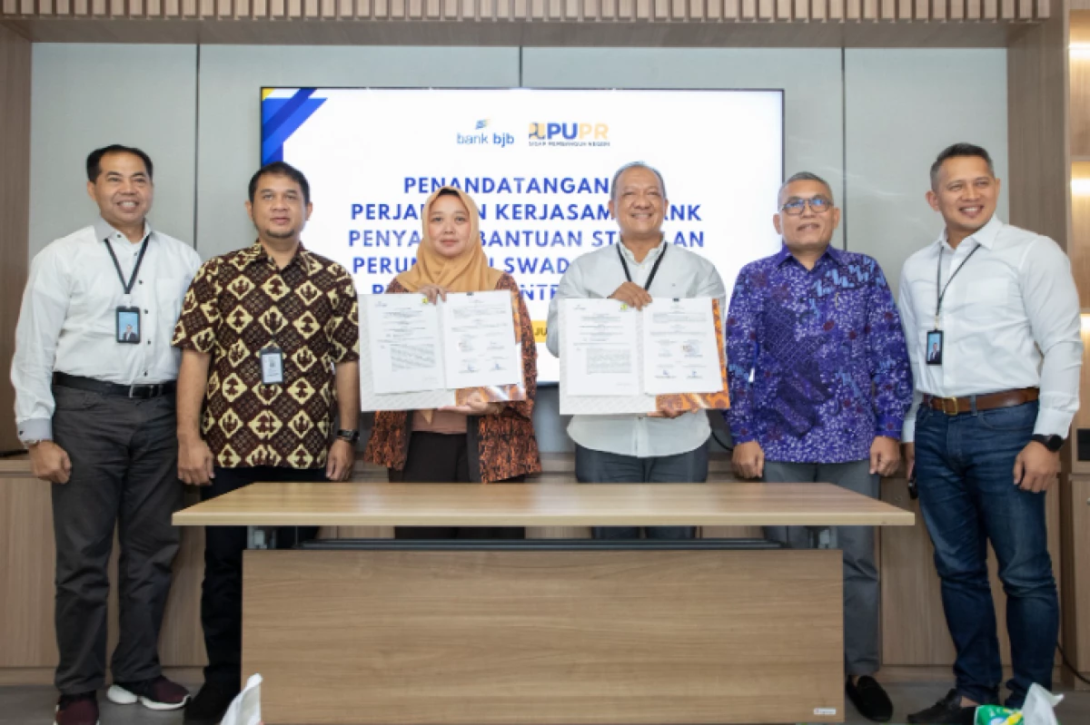 bank bjb Tandatangani MOU dengan Kementerian PUPR, Salurkan Dana BSPS