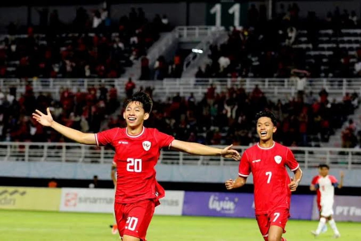 Pemain Timnas U19 Indonesia Arlyansyah Abdulmanan Rabu (17/7/2024) malam.sumber (KOMPAS.COM/SUCI RAHAYU)