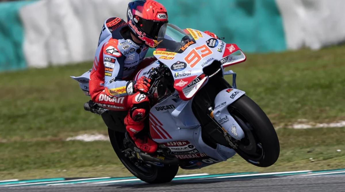 Pembalap Gresini Racing, Marc Marquez Sumber : Twitter: Gresini Racing