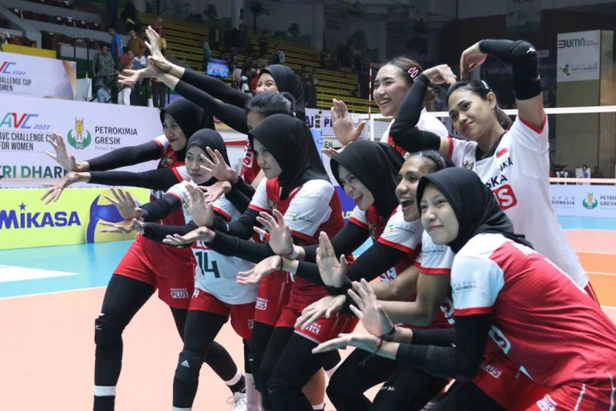 Nomor, Posisi dan Daftar Pemain Voli Putri Indonesia di AVC Challenge CUP 2024