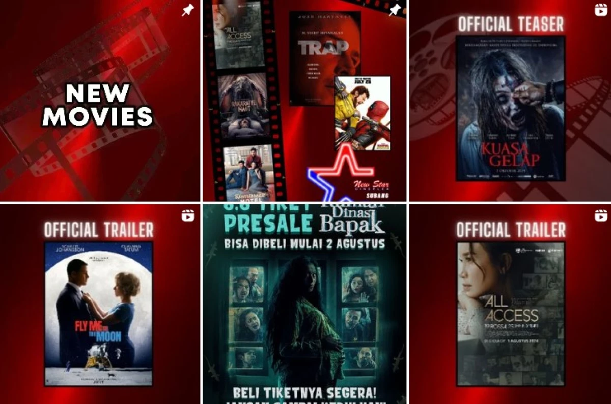 Jadwal Terbaru NSC Subang per Rabu, 7 Agustus 2024: Film "Trap" Sudah Tayang!