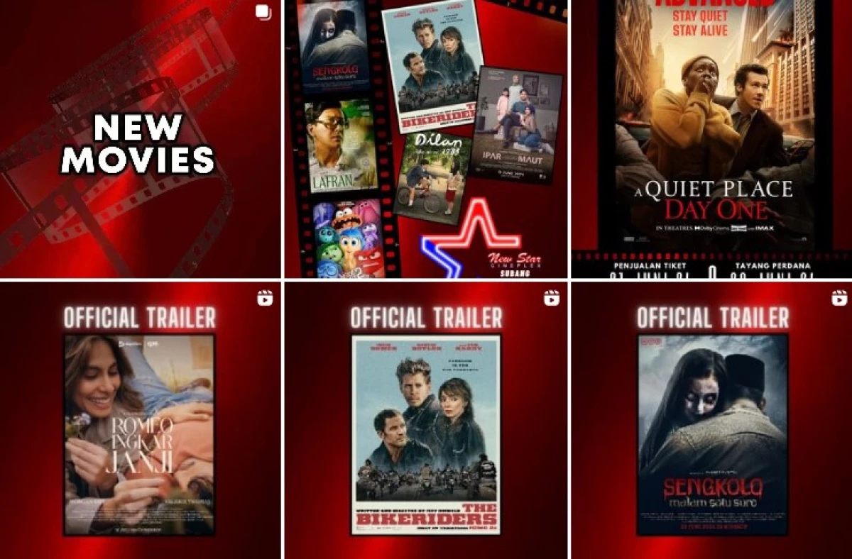 Simak Jadwal Bioskop NSC Subang Terbaru Senin, 24 Juni 2024: Lengkap dari Berbagai Genre!