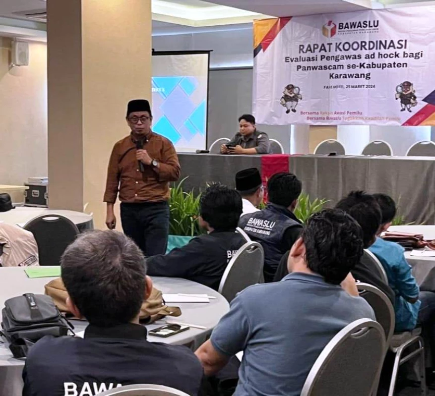 Bawaslu Karawang Evaluasi Panwascam Bermasalah, Tunggu Arahan Bawaslu Jabar dan RI