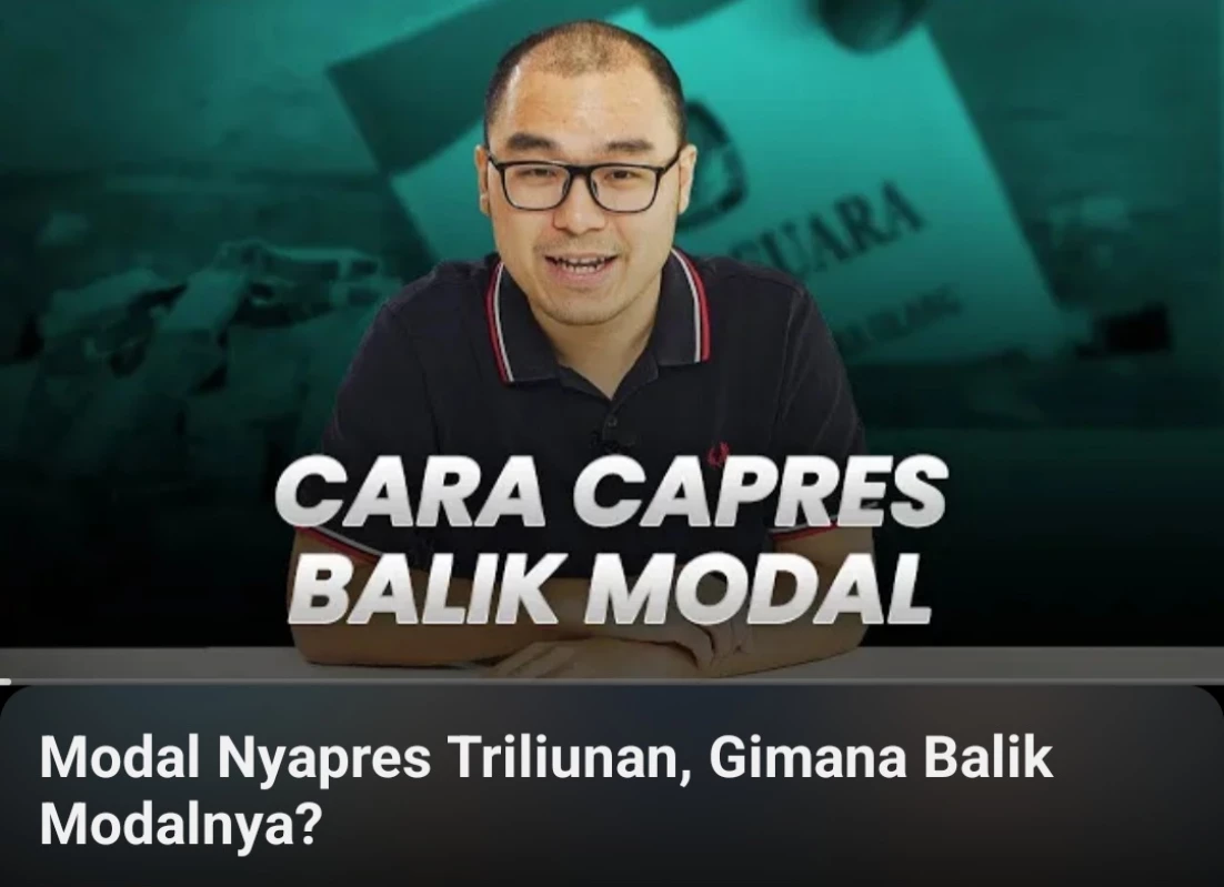 Modal Untuk Jadi Presiden di Indonesia, Gimana Balik Modalnya? (Sumber Foto Akun Youtube @The Overpost)