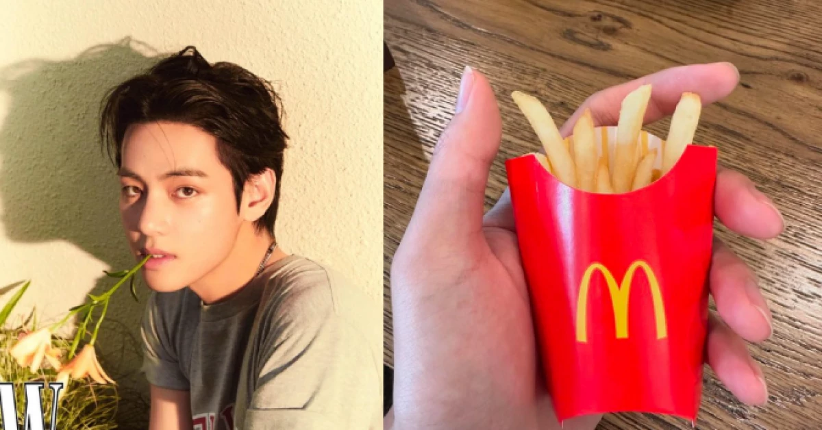 V BTS Unggah Foto McDonald's di Instagram, Penggemar Layangkan Protes!