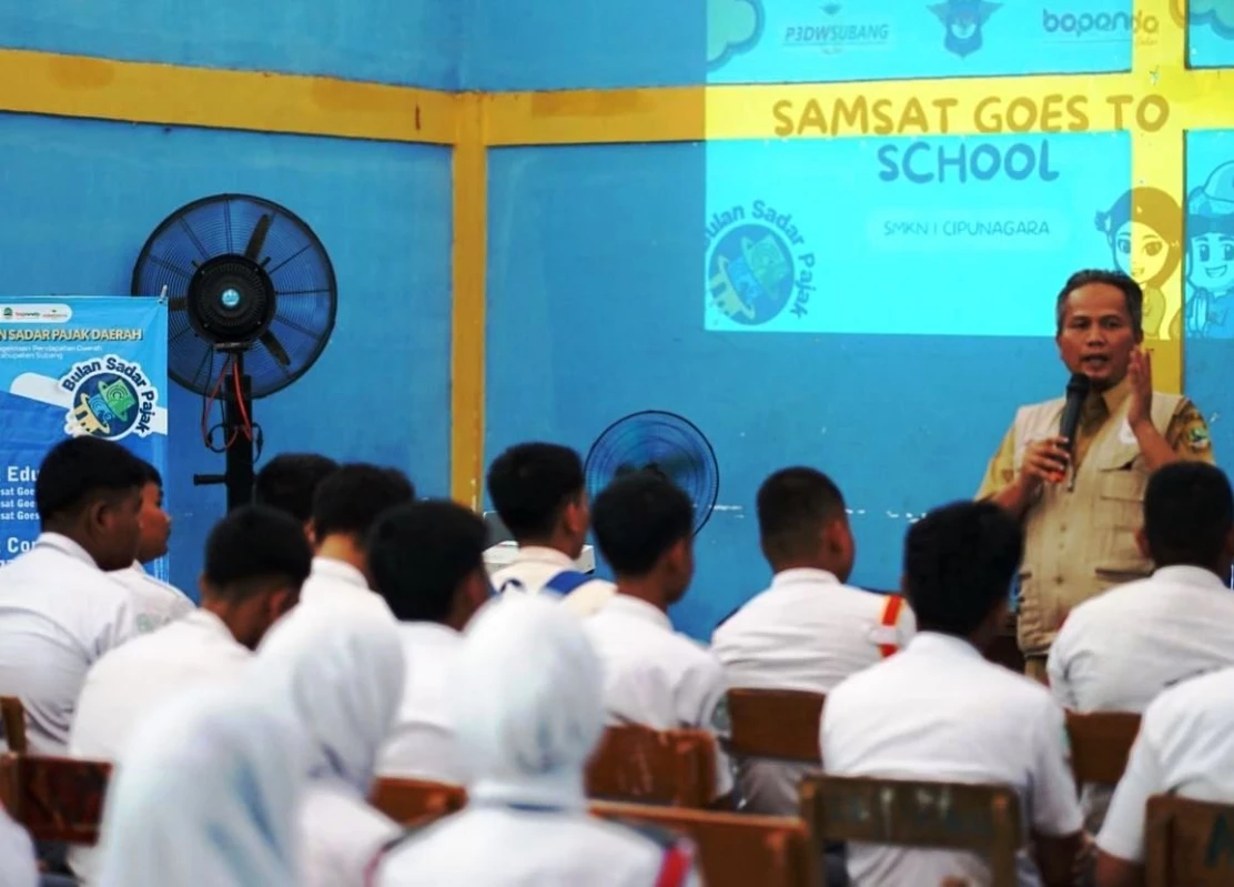 Samsat Subang Edukasi Siswa Soal Pentingnya Membayar Pajak Kendaraan