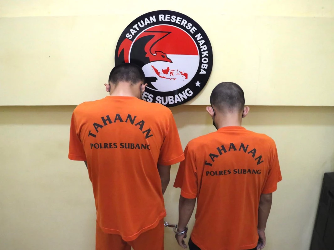 Dua Kurir Pengedar Narkoba Diringkus Satreskoba Polres Subang