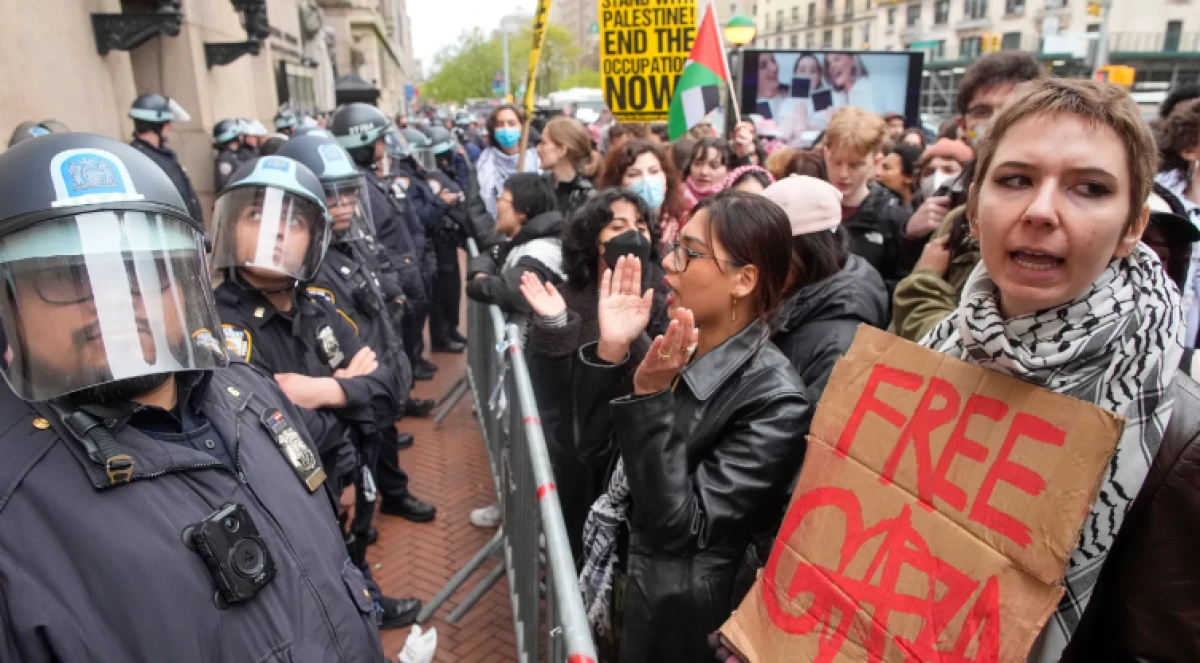 Protes Gaza Berkembang di Kampus AS, Ribuan Orang Memenuhi Jalan Brooklyn