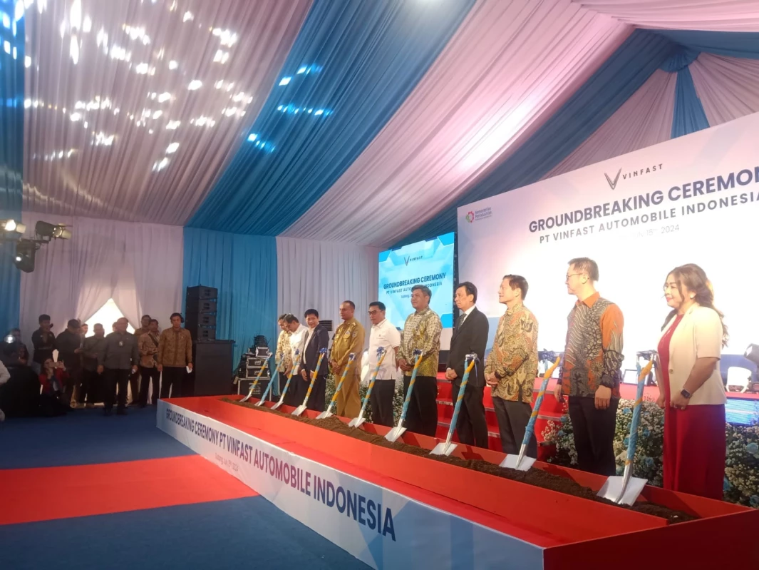 VinFast Resmikan Pembangunan Pabrik Perakitan Kendaraan Listrik Pertama di Indonesia Ada di Subang