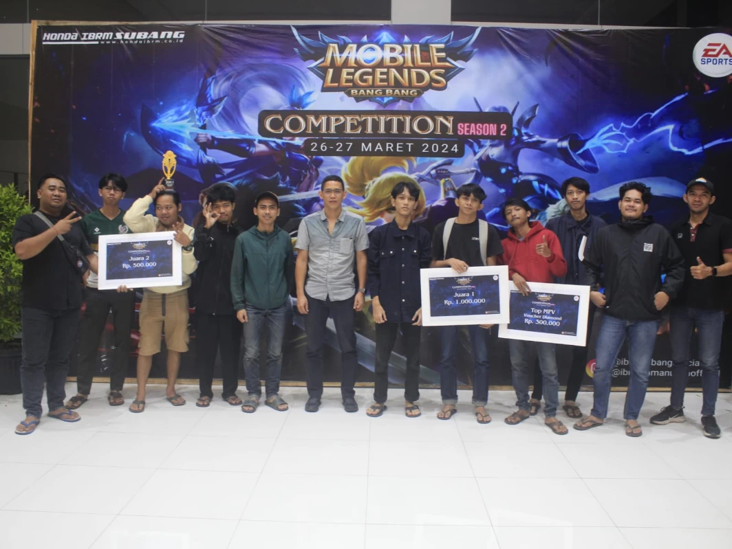 Honda IBRM Subang Sukses Gelar Mobile Legends Competition Season 2