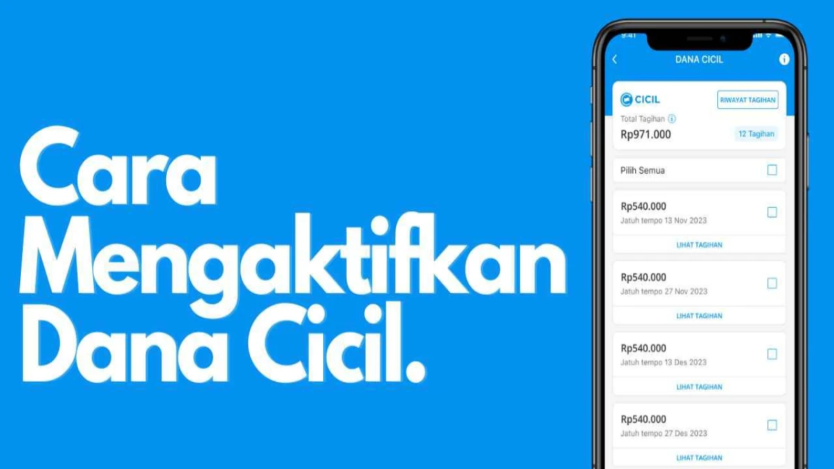 Begini Cara Aktifkan Fitur Dana Cicil, Solusi Mudah untuk Belanja Cicilan!