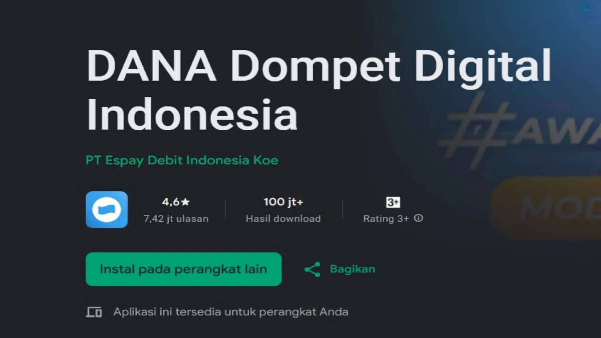 Cara Download Aplikasi DANA di PC dan Laptop