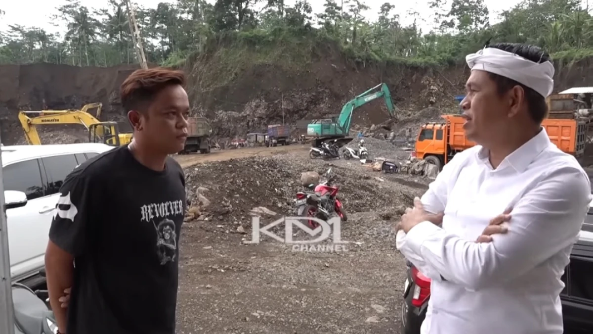 Kang Dedi Mulyadi Tutup Tambang Ilegal di Subang Aparat, Kerja Dong! (Sumber Foto Kang Dedi Mulyadi)