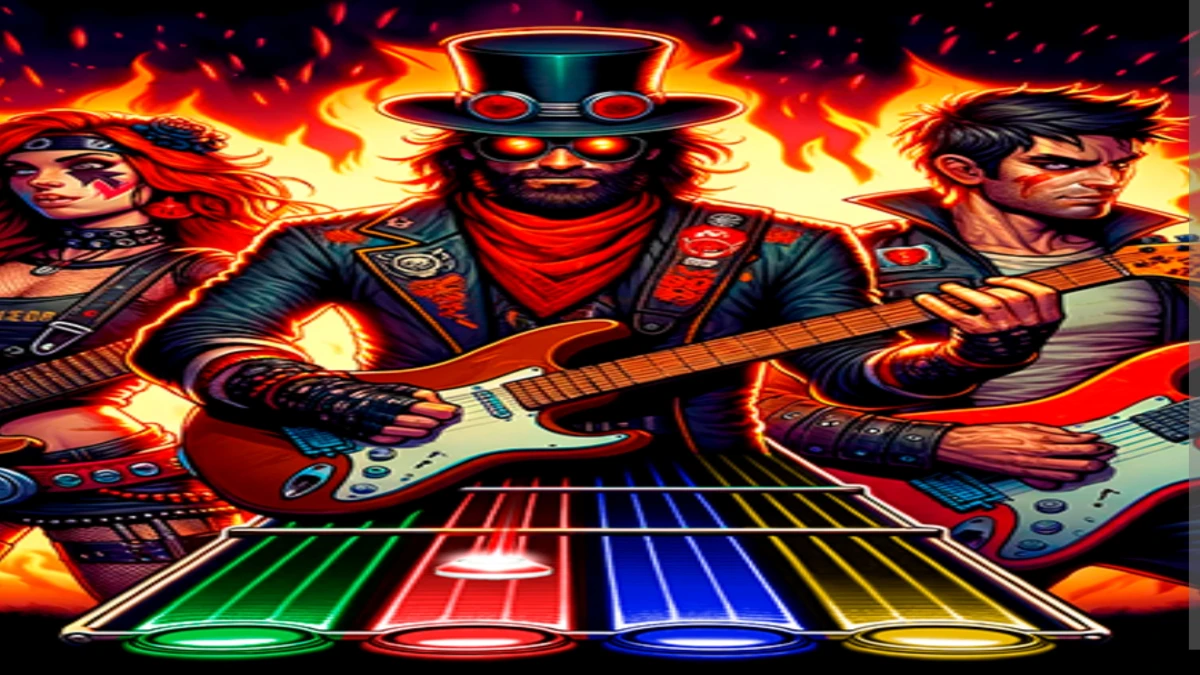 Download Game PPSSPP ISO Guitar Hero