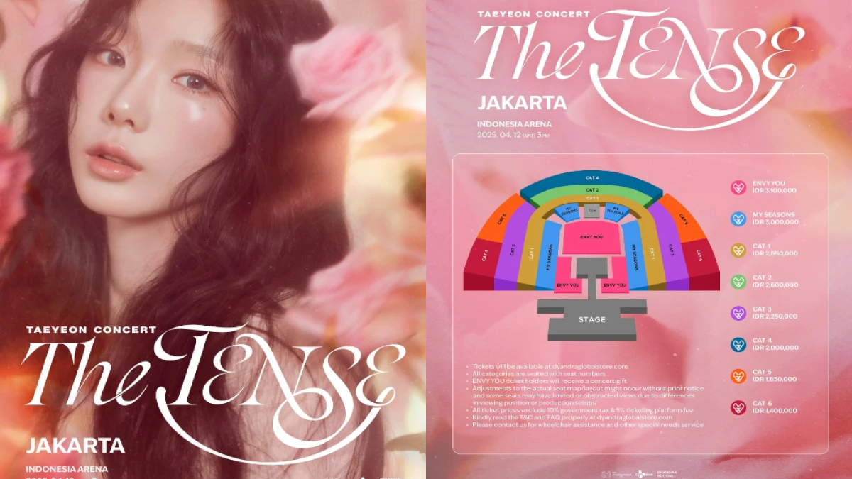 Harga Tiket Konser Taeyeon SNSD 'The Tense' di Jakarta, Mulai Rp1,4 Juta