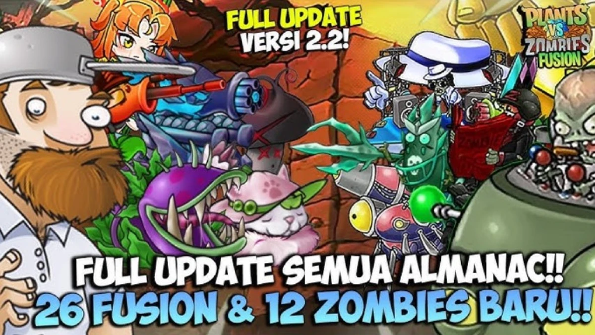 Update Plants vs Zombies Fusion 2.2 untuk PC dan Android: Fitur Baru dan Perubahan Menarik