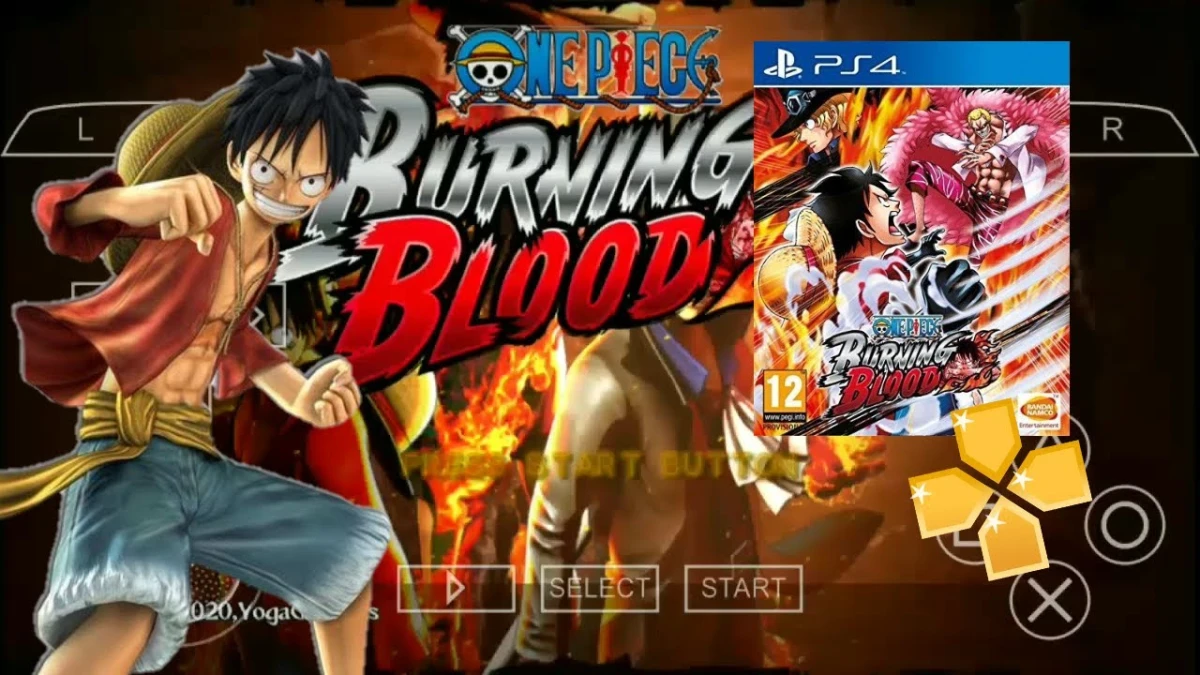 Rilis Download Game One Piece: Burning Blood PPSSPP Ukuran Kecil di Android Offline