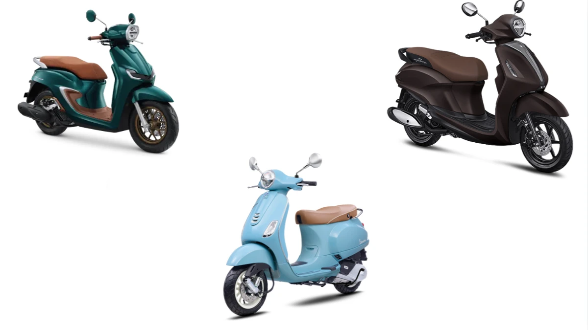 Perbandingan Honda Stylo, Yamaha Grand Filano, dan Vespa Bekas