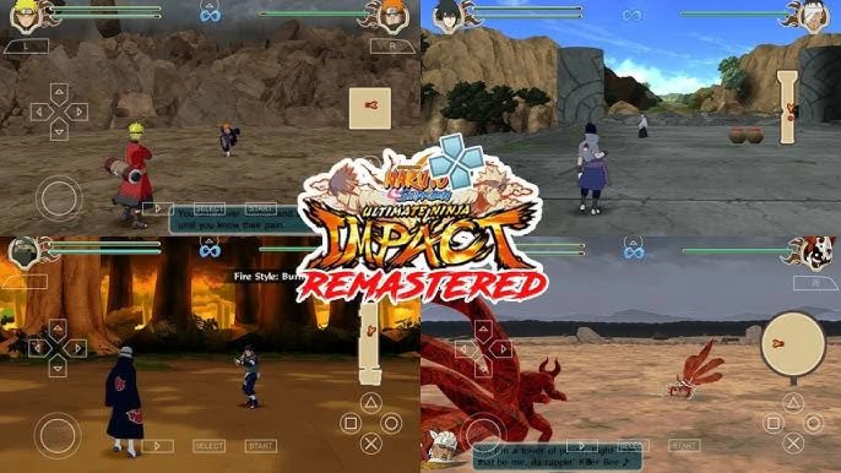 Download Game Naruto Shippuden - Ultimate Ninja Impact PPSSPP Ukuran Kecil untuk Android