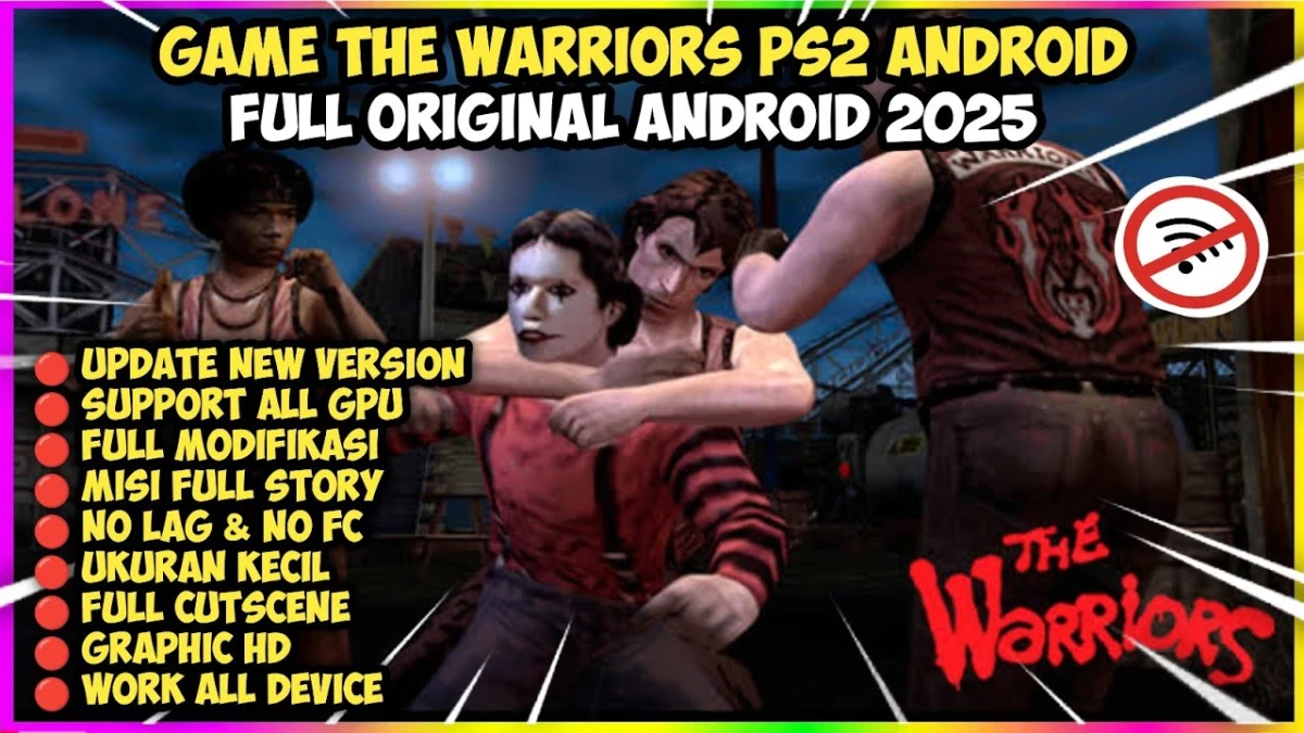 Cara Download dan Main The Warriors PS2 di Android Terbaru 2025, Gampang Banget!