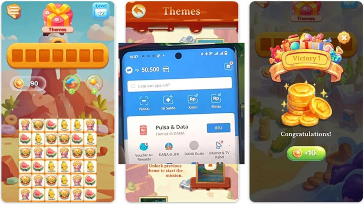 Game Penghasil Uang Langsung ke DANA Tanpa Iklan Terbaru 2025