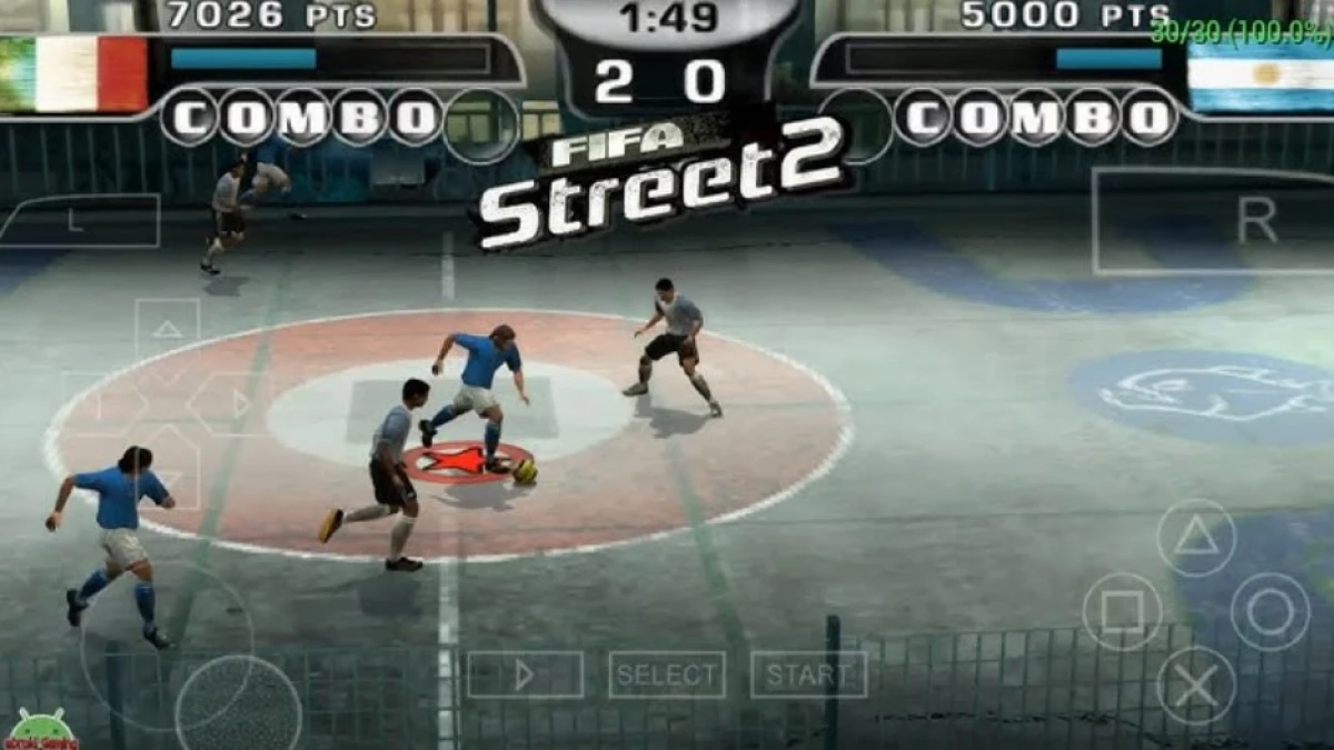 Game FIFA Street 2 PPSSPP Full Offline Ukuran Kecil di Android Terbaru 2025