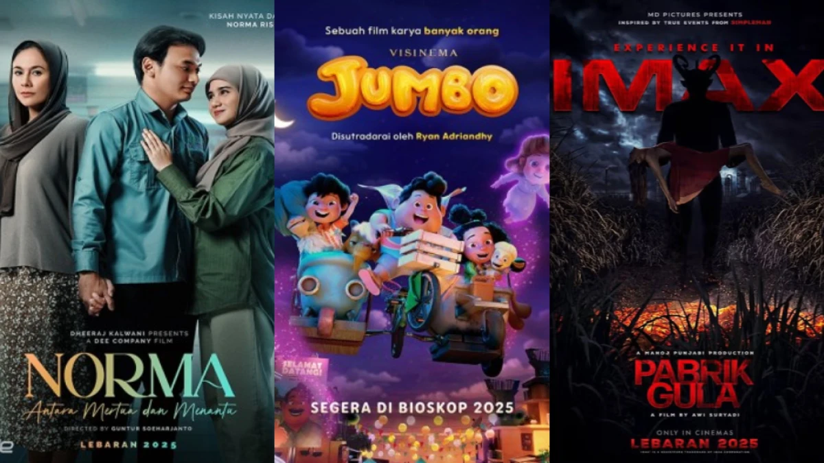 5 Film Indonesia Tayang Lebaran 2025 di Bioskop, Dari Norma hingga Jumbo