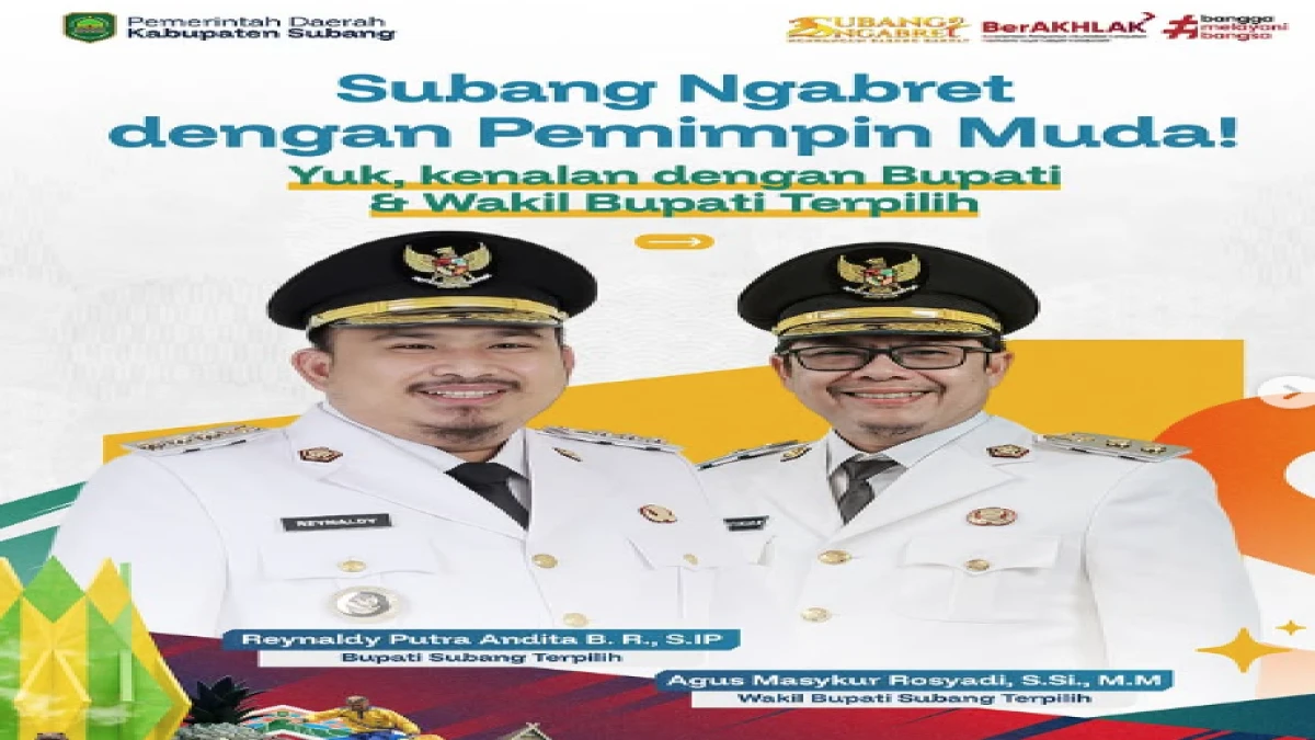 pelantikan bupati dan wakil bupati subang