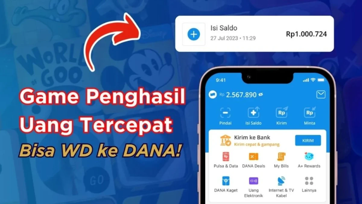 Aplikasi Game Penghasil Saldo DANA Rp300 Ribu Tanpa Deposit 2025