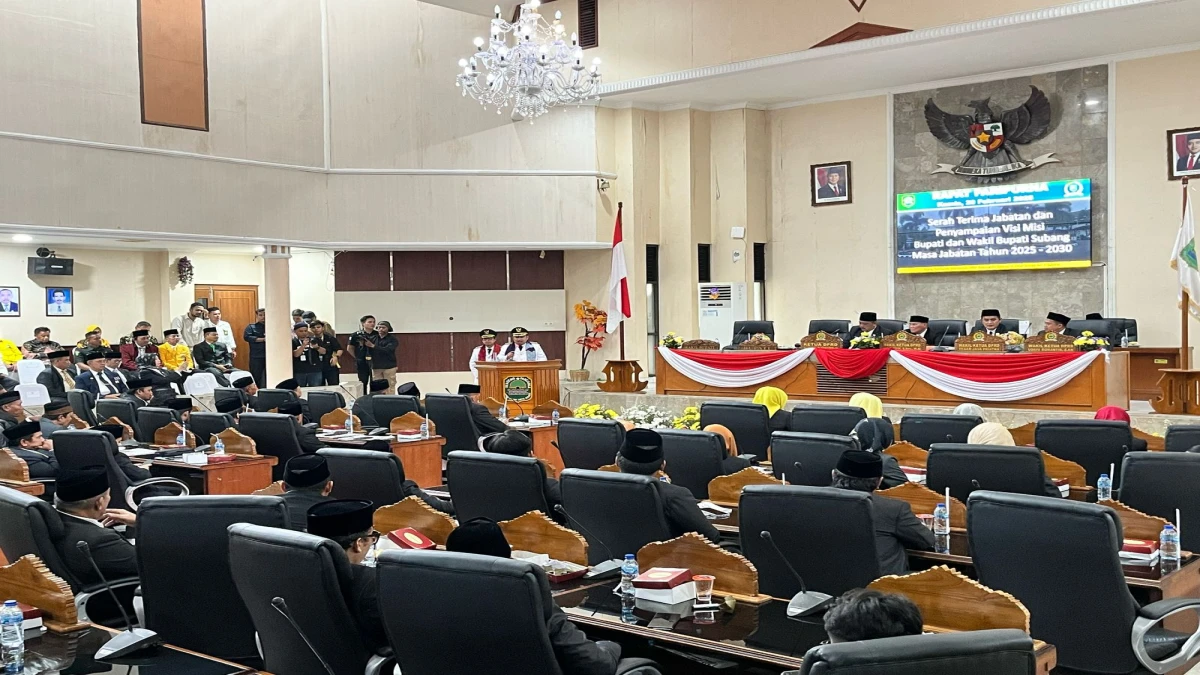 Pidato Pertama Bupati