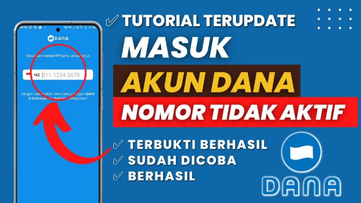 Cara Masuk ke Akun DANA yang Nomornya Hilang