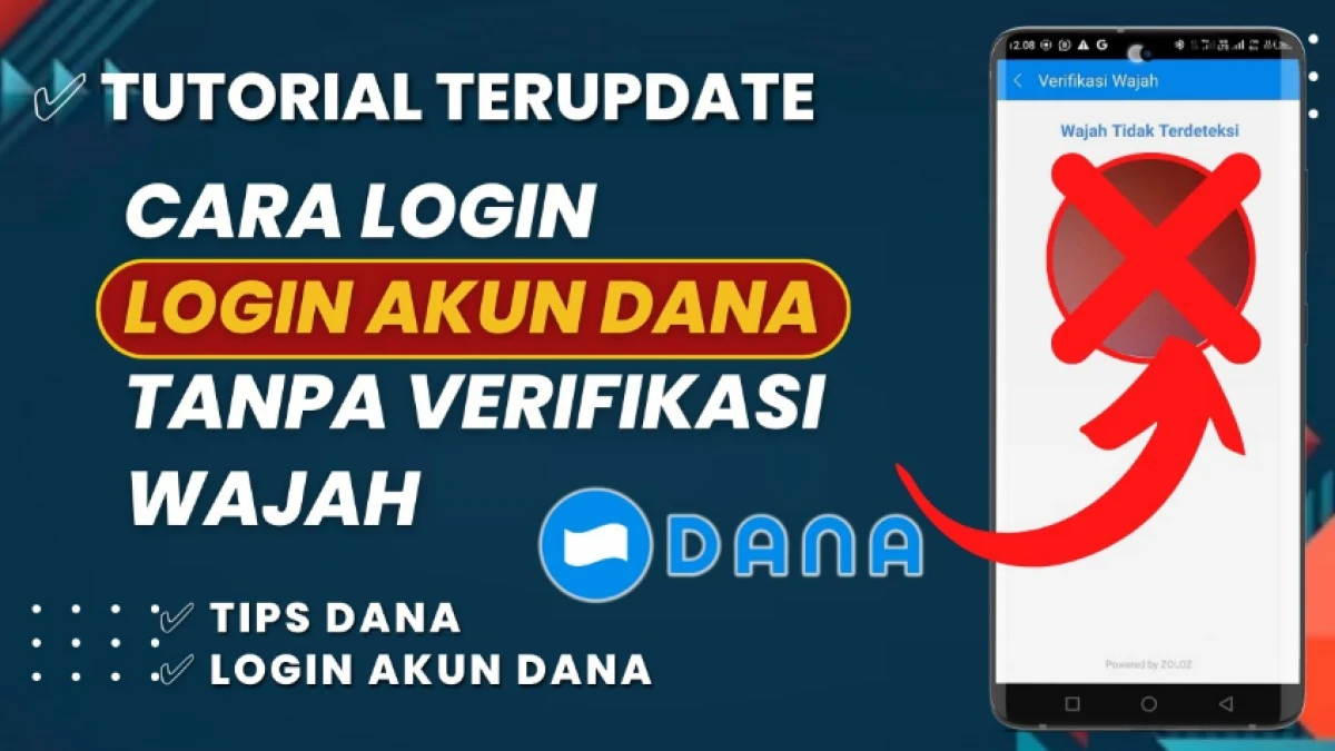 Login DANA Tanpa Verifikasi Wajah