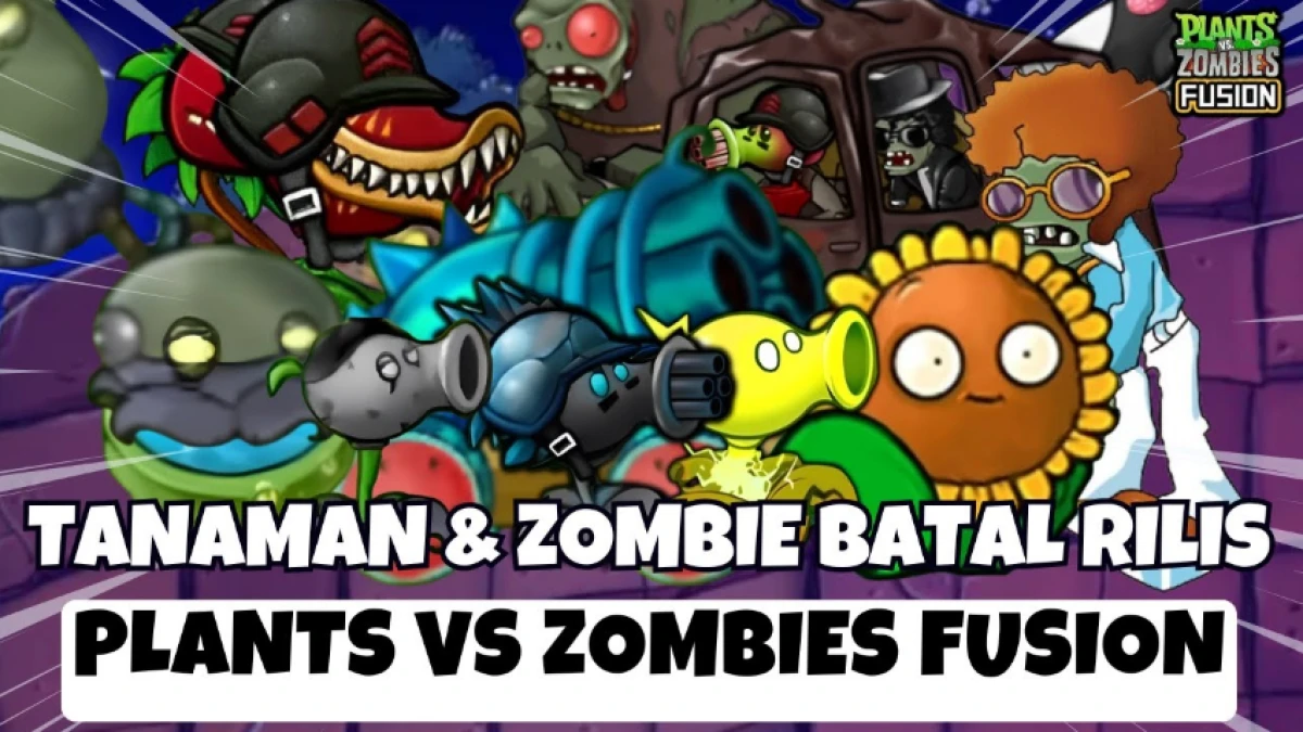 Tanaman dan Zombie yang Batal Rilis di Game Plants vs Zombies Fusion 2.2.1