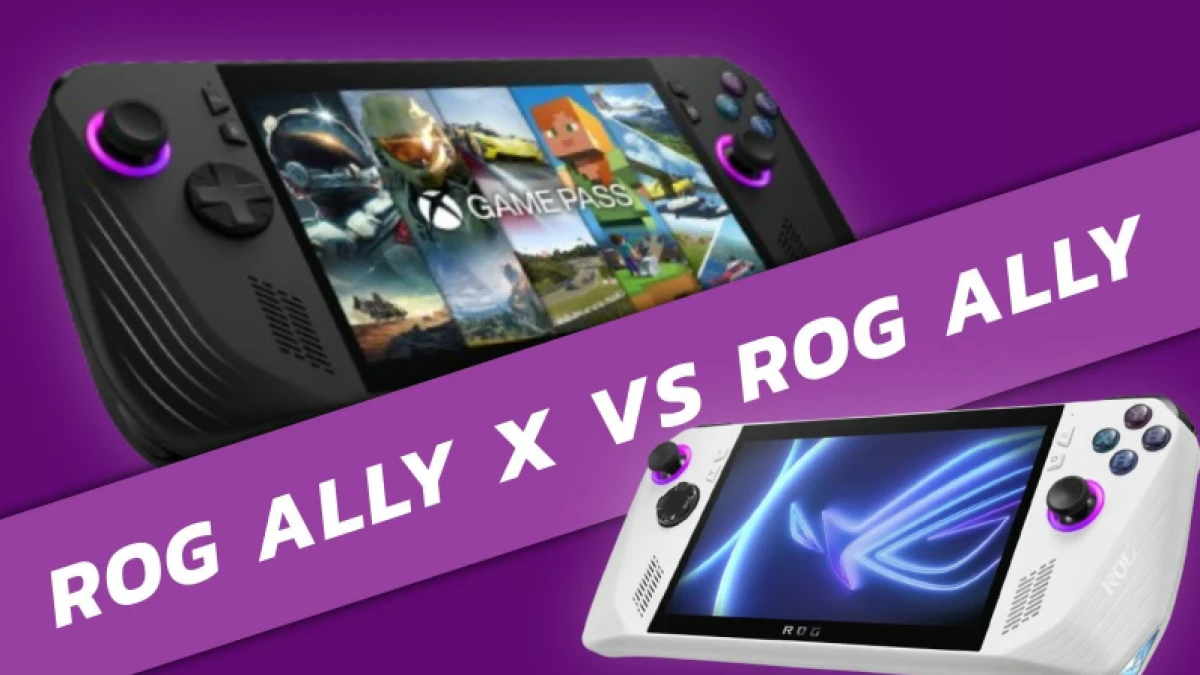 Perbandingan ASUS ROG Ally dan ASUS ROG Ally X