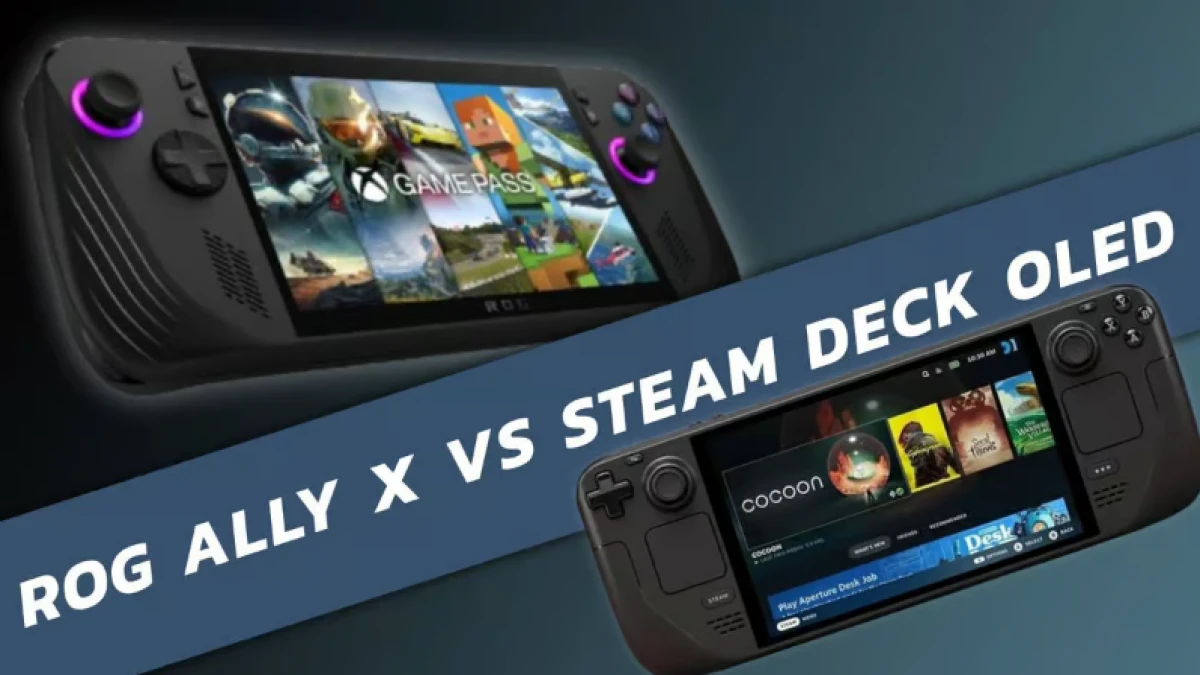 Perbandingan ROG Ally X dan Steam Deck OLED