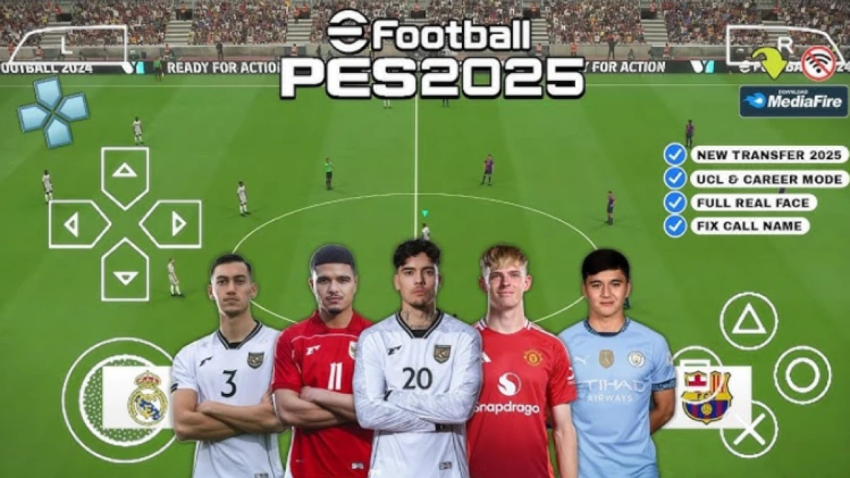 Download eFootball PES 2025 PPSSPP