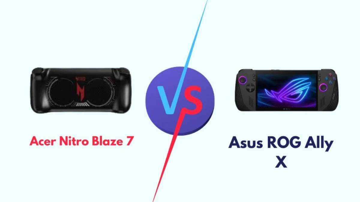 Perbandingan ASUS ROG Ally X dan Acer Nitro Blaze 7