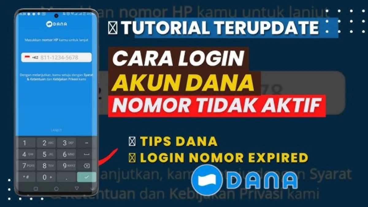 Cara Login DANA Jika Nomor Hilang