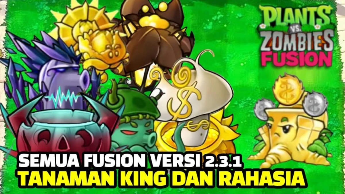 Tanaman Rahasia di Game Plants vs Zombies Fusion 2.3.1