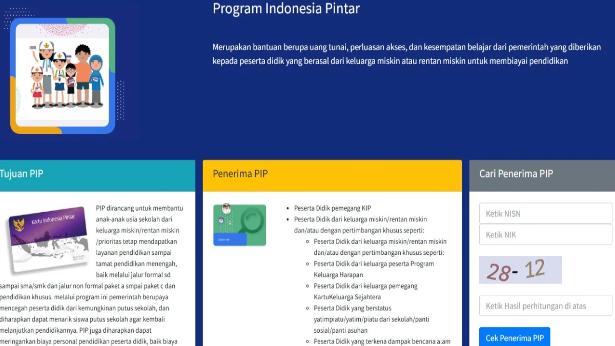 Cara Cek Penerima PIP Kemdikbud 2025 Secara Online