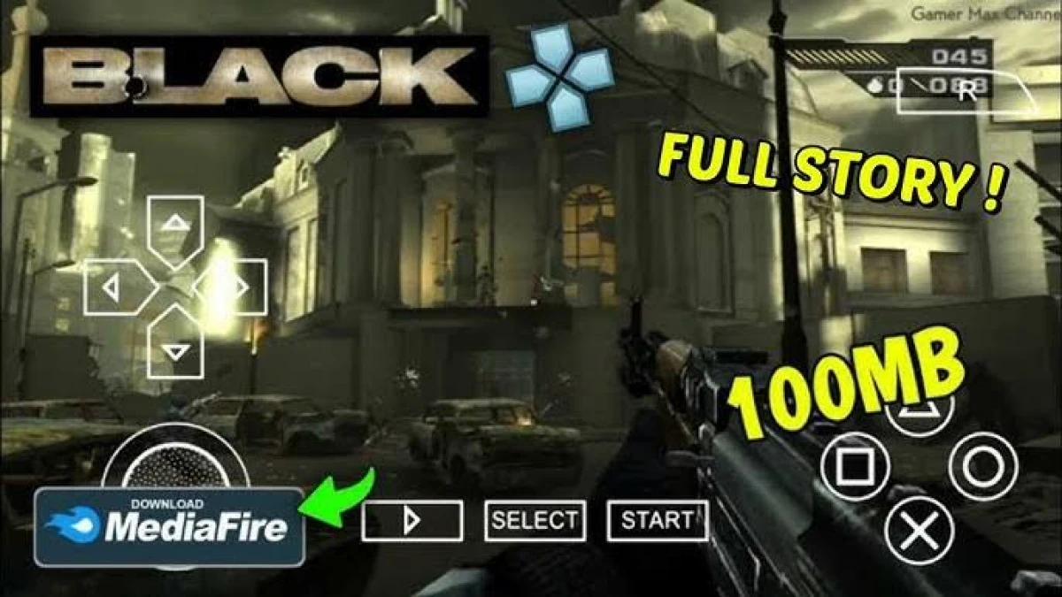 Game BLACK ISO PPSSPP Ukuran Kecil, Cuma 100-200 MB! Main Seru Tanpa Khawatir Penuh Memori