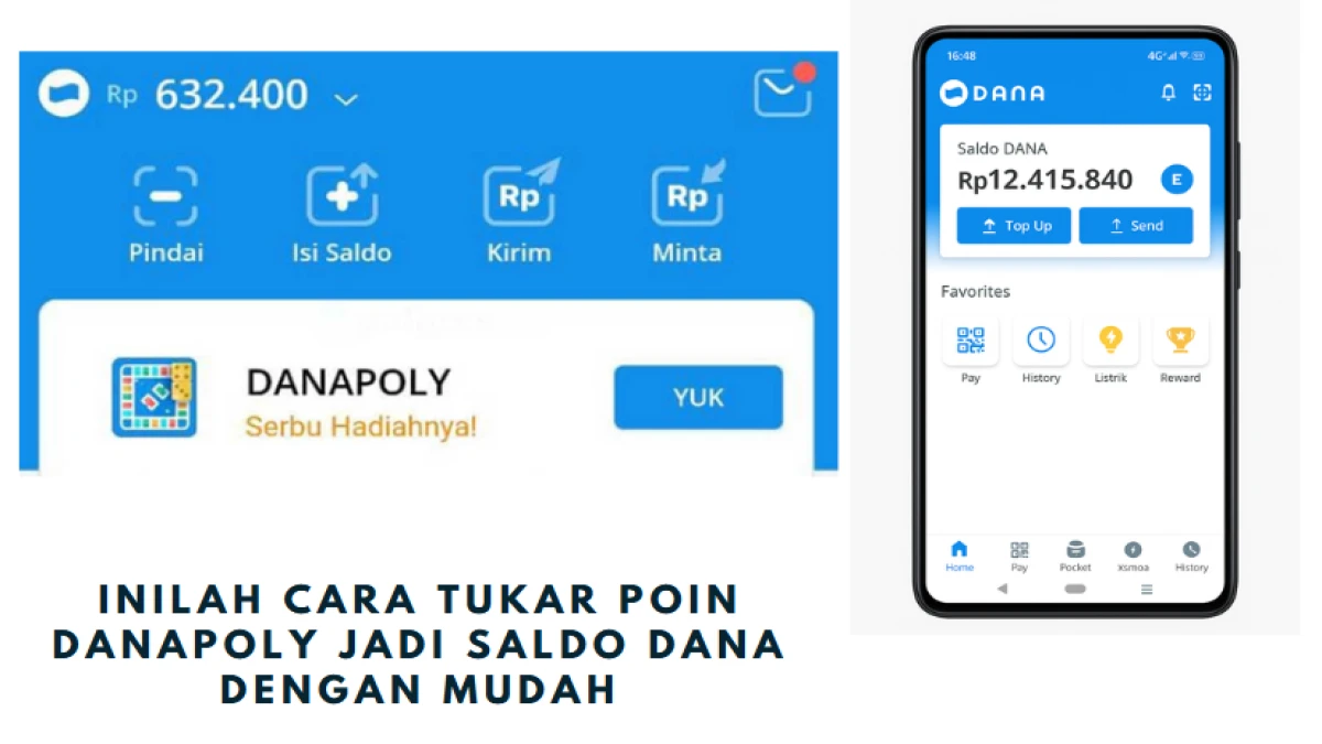 Inilah Cara Tukar Poin DanaPoly jadi Saldo DANA dengan Mudah
