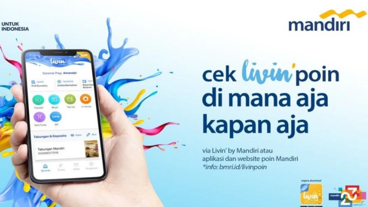 Cara Cek Poin Livin by Mandiri Secara Online, Bisa Lewat ATM Juga, Lho