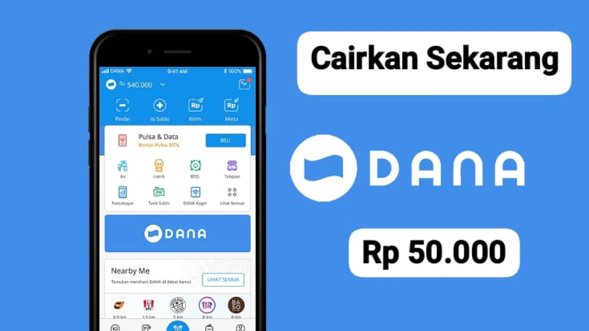 Cara Mudah Pinjam Saldo DANA 50 Ribu Tanpa KTP