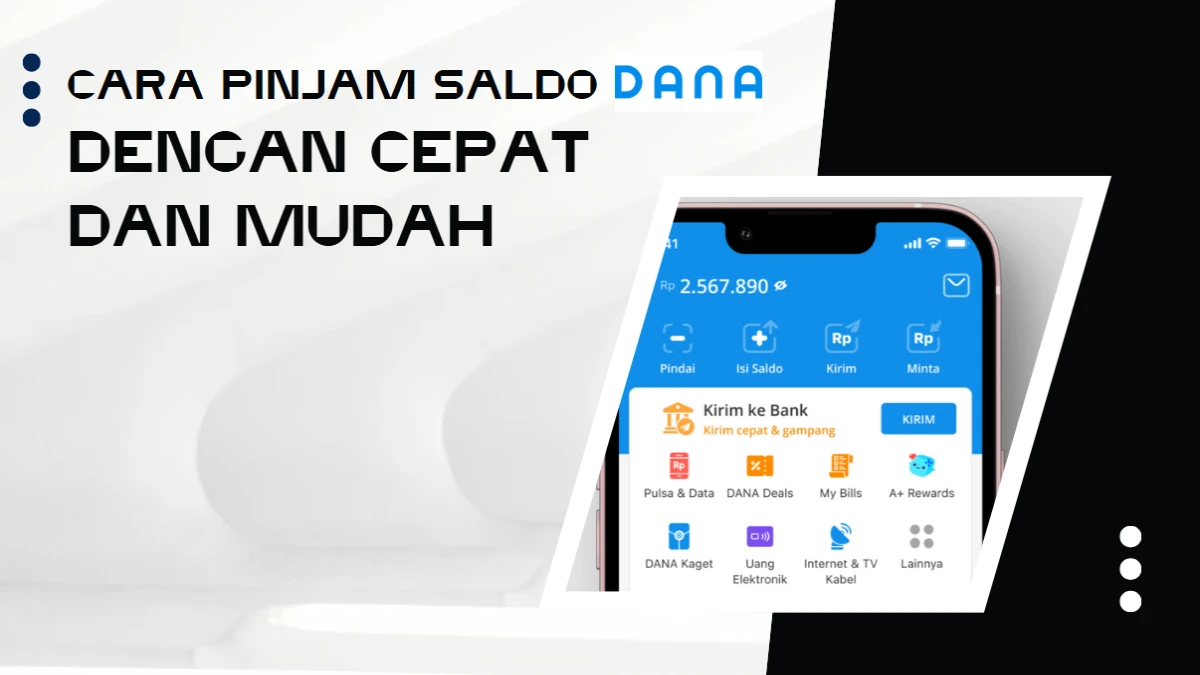 Cara Pinjam Saldo DANA hingga Rp80 Juta, Cukup Pakai KTP dan Langsung Cair ke E-Wallet