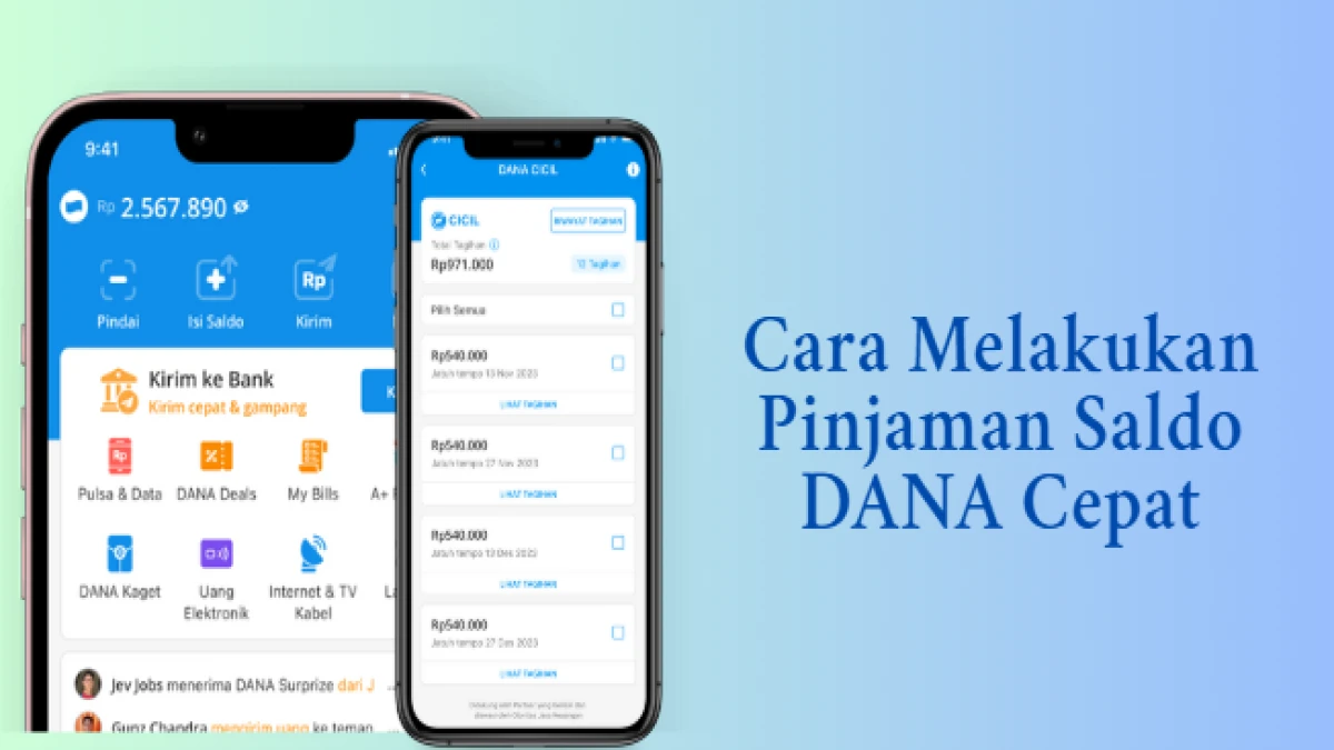 Cara Melakukan Pinjaman Saldo DANA Cepat, Sat Set Langsung Cair!